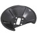 Splash Panel, brake disc