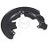 Splash Panel, brake disc