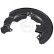 Splash Panel, brake disc