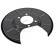 Splash Panel, brake disc