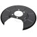 Splash Panel, brake disc