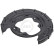 Splash Panel, brake disc