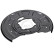 Splash Panel, brake disc