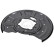 Splash Panel, brake disc