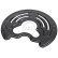 Splash Panel, brake disc