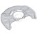 Splash Panel, brake disc