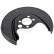 Splash Panel, brake disc