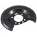 Splash Panel, brake disc