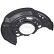 Splash Panel, brake disc