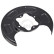 Splash Panel, brake disc