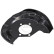 Splash Panel, brake disc