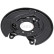 Splash Panel, brake disc