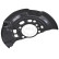 Splash Panel, brake disc