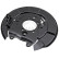 Splash Panel, brake disc