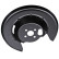 Splash Panel, brake disc