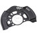 Splash Panel, brake disc