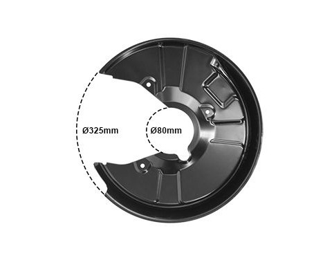 Splash Panel, brake disc