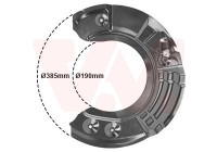 Splash Panel, brake disc