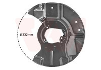 Splash Panel, brake disc