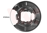 Splash Panel, brake disc