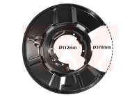 Splash Panel, brake disc