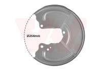 Splash Panel, brake disc
