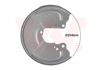 Splash Panel, brake disc