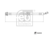 brake hose 182650 FEBI