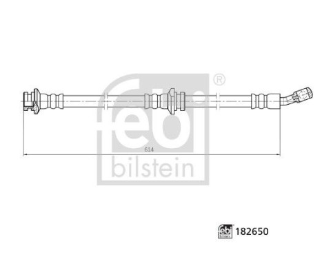 brake hose 182650 FEBI