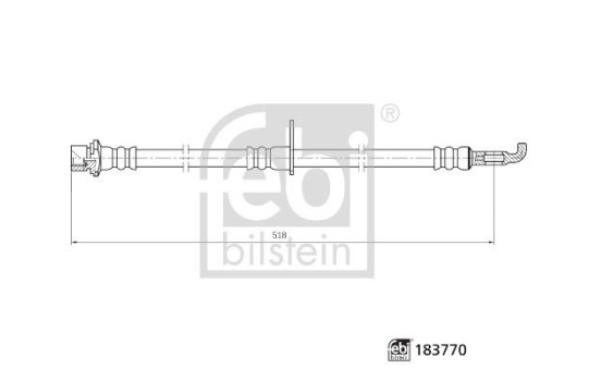 brake hose 183770 FEBI