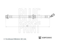Brake hose ADBP530043 Blue Print