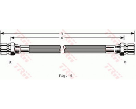Brake Hose PHA104 TRW