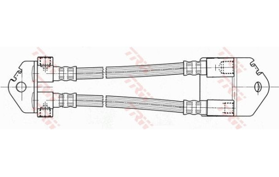 Brake Hose PHA499 TRW, Image 2