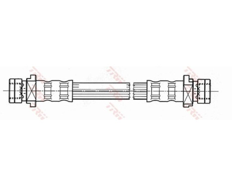 Brake Hose PHA506 TRW, Image 2