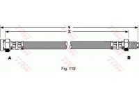 Brake Hose PHB300 TRW