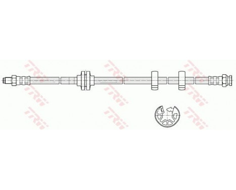 Brake Hose PHB361 TRW