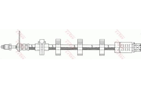 Brake Hose PHB368 TRW, Image 2