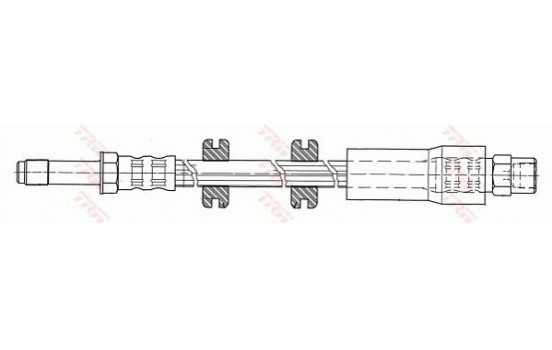Brake Hose PHB446 TRW, Image 2