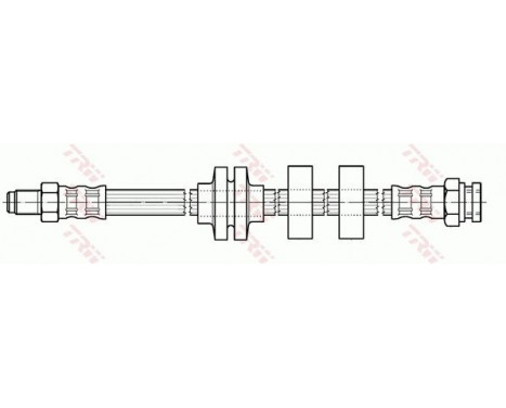 Brake Hose PHB491 TRW, Image 2