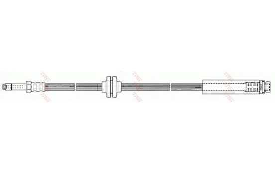 Brake Hose PHB503 TRW, Image 2