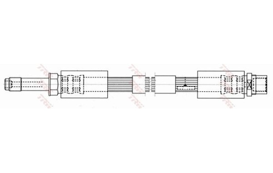 Brake Hose PHB553 TRW, Image 2