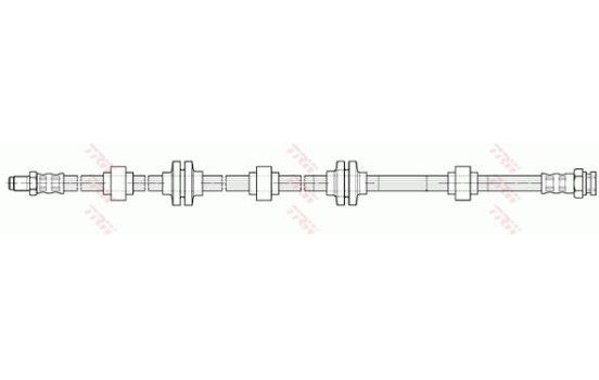 Brake Hose PHB598 TRW, Image 2