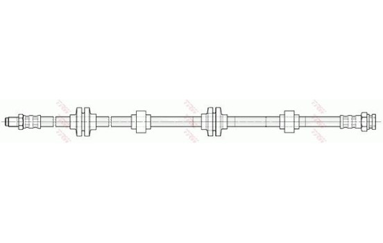 Brake Hose PHB599 TRW, Image 2