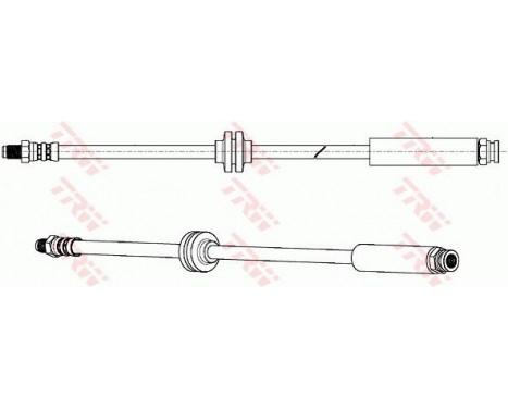Brake Hose PHB637 TRW, Image 2