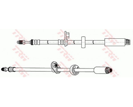 Brake Hose PHB664 TRW, Image 2