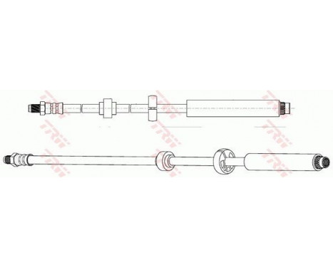 Brake Hose PHB674 TRW, Image 2
