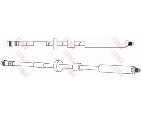Brake Hose PHB696 TRW, Image 2