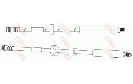 Brake Hose PHB696 TRW, Image 2
