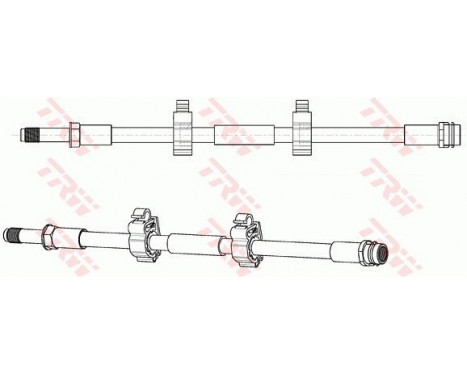 Brake Hose PHB698 TRW, Image 2