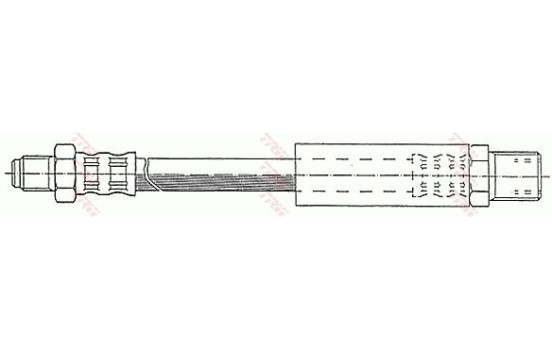 Brake Hose PHC165 TRW, Image 2